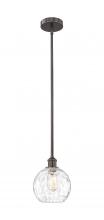 Innovations Lighting 616-1S-OB-G1215-8 - Athens Water Glass - 1 Light - 8 inch - Oil Rubbed Bronze - Cord hung - Mini Pendant