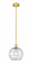 Innovations Lighting 616-1S-SG-G1213-10 - Athens Deco Swirl - 1 Light - 10 inch - Satin Gold - Cord hung - Mini Pendant