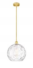 Innovations Lighting 616-1S-SG-G1215-14 - Athens Water Glass - 1 Light - 13 inch - Satin Gold - Cord hung - Pendant