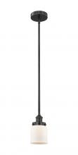 Innovations Lighting 616-1SH-BK-G51 - Bell - 1 Light - 5 inch - Matte Black - Cord hung - Mini Pendant