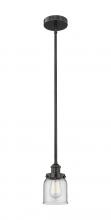 Innovations Lighting 616-1SH-BK-G52 - Bell - 1 Light - 5 inch - Matte Black - Cord hung - Mini Pendant