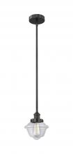 Innovations Lighting 616-1SH-BK-G532 - Oxford - 1 Light - 7 inch - Matte Black - Cord hung - Mini Pendant