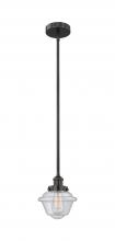 Innovations Lighting 616-1SH-BK-G534 - Oxford - 1 Light - 7 inch - Matte Black - Cord hung - Mini Pendant