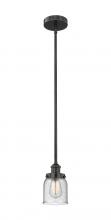 Innovations Lighting 616-1SH-BK-G54 - Bell - 1 Light - 5 inch - Matte Black - Cord hung - Mini Pendant