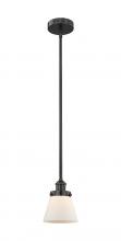Innovations Lighting 616-1SH-BK-G61 - Cone - 1 Light - 6 inch - Matte Black - Cord hung - Mini Pendant