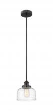 Innovations Lighting 616-1SH-BK-G713 - Bell - 1 Light - 8 inch - Matte Black - Cord hung - Mini Pendant