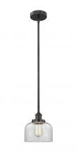 Innovations Lighting 616-1SH-BK-G72 - Bell - 1 Light - 8 inch - Matte Black - Cord hung - Mini Pendant