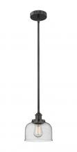 Innovations Lighting 616-1SH-BK-G74 - Bell - 1 Light - 8 inch - Matte Black - Cord hung - Mini Pendant