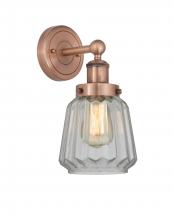 Innovations Lighting 616-1W-AC-G142 - Chatham - 1 Light - 7 inch - Antique Copper - Sconce