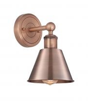Innovations Lighting 616-1W-AC-M8-AC - Smithfield - 1 Light - 7 inch - Antique Copper - Sconce
