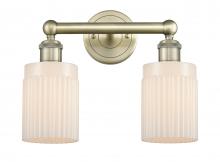 Innovations Lighting 616-2W-AB-G341 - Hadley - 2 Light - 14 inch - Antique Brass - Bath Vanity Light