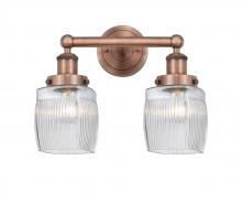 Innovations Lighting 616-2W-AC-G302 - Colton - 2 Light - 15 inch - Antique Copper - Bath Vanity Light