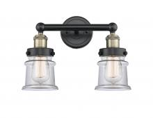 Innovations Lighting 616-2W-BAB-G182S - Canton - 2 Light - 14 inch - Black Antique Brass - Bath Vanity Light