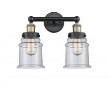 Innovations Lighting 616-2W-BAB-G184 - Canton - 2 Light - 15 inch - Black Antique Brass - Bath Vanity Light