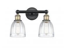 Innovations Lighting 616-2W-BAB-G442 - Brookfield - 2 Light - 15 inch - Black Antique Brass - Bath Vanity Light