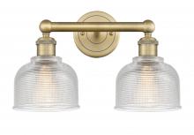 Innovations Lighting 616-2W-BB-G412 - Dayton - 2 Light - 15 inch - Brushed Brass - Bath Vanity Light