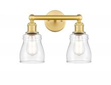 Innovations Lighting 616-2W-SG-G392 - Ellery - 2 Light - 14 inch - Satin Gold - Bath Vanity Light