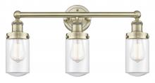 Innovations Lighting 616-3W-AB-G312 - Dover - 3 Light - 23 inch - Antique Brass - Bath Vanity Light