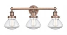 Innovations Lighting 616-3W-AC-G322 - Olean - 3 Light - 25 inch - Antique Copper - Bath Vanity Light