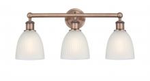Innovations Lighting 616-3W-AC-G381 - Castile - 3 Light - 24 inch - Antique Copper - Bath Vanity Light