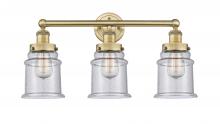 Innovations Lighting 616-3W-BB-G184 - Canton - 3 Light - 24 inch - Brushed Brass - Bath Vanity Light