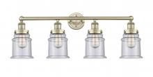 Innovations Lighting 616-4W-AB-G184 - Canton - 4 Light - 33 inch - Antique Brass - Bath Vanity Light