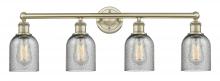 Innovations Lighting 616-4W-AB-G257 - Caledonia - 4 Light - 32 inch - Antique Brass - Bath Vanity Light