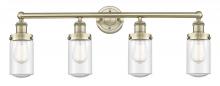 Innovations Lighting 616-4W-AB-G314 - Dover - 4 Light - 32 inch - Antique Brass - Bath Vanity Light