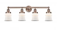 Innovations Lighting 616-4W-AC-G181S - Canton - 4 Light - 32 inch - Antique Copper - Bath Vanity Light