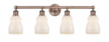 Innovations Lighting 616-4W-AC-G391 - Ellery - 4 Light - 32 inch - Antique Copper - Bath Vanity Light