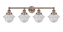 Innovations Lighting 616-4W-AC-G534 - Oxford - 4 Light - 34 inch - Antique Copper - Bath Vanity Light
