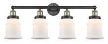 Innovations Lighting 616-4W-BAB-G181 - Canton - 4 Light - 33 inch - Black Antique Brass - Bath Vanity Light