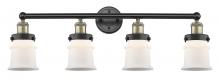 Innovations Lighting 616-4W-BAB-G181S - Canton - 4 Light - 32 inch - Black Antique Brass - Bath Vanity Light