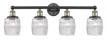 Innovations Lighting 616-4W-BAB-G302 - Colton - 4 Light - 33 inch - Black Antique Brass - Bath Vanity Light