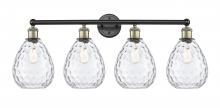 Innovations Lighting 616-4W-BAB-G372 - Waverly - 4 Light - 35 inch - Black Antique Brass - Bath Vanity Light