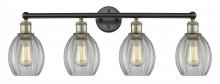 Innovations Lighting 616-4W-BAB-G82 - Eaton - 4 Light - 33 inch - Black Antique Brass - Bath Vanity Light
