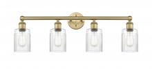 Innovations Lighting 616-4W-BB-G342 - Hadley - 4 Light - 32 inch - Brushed Brass - Bath Vanity Light