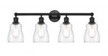 Innovations Lighting 616-4W-BK-G392 - Ellery - 4 Light - 32 inch - Matte Black - Bath Vanity Light