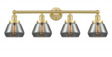 Innovations Lighting 616-4W-SG-G173 - Fulton - 4 Light - 34 inch - Satin Gold - Bath Vanity Light