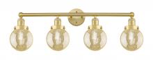 Innovations Lighting 616-4W-SG-G208-6 - Beacon - 4 Light - 33 inch - Satin Gold - Bath Vanity Light