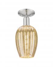 Innovations Lighting 716-1C-SN-G457-6ME - Preston - 1 Light - 6 inch - Brushed Satin Nickel - Semi-Flush Mount