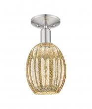 Innovations Lighting 716-1C-SN-G459-6ME - Preston - 1 Light - 6 inch - Brushed Satin Nickel - Semi-Flush Mount