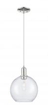 Innovations Lighting 716-1P-PN-G124-10 - Athens - 1 Light - 10 inch - Polished Nickel - Cord hung - Mini Pendant