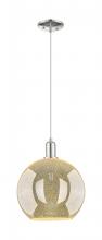 Innovations Lighting 716-1P-PN-G128-12 - Athens - 1 Light - 12 inch - Polished Nickel - Cord hung - Mini Pendant