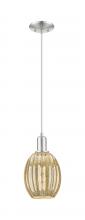 Innovations Lighting 716-1P-SN-G459-6ME - Preston - 1 Light - 6 inch - Brushed Satin Nickel - Cord hung - Mini Pendant