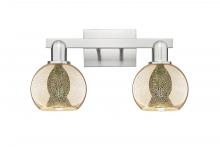 Innovations Lighting 716-2W-SN-G128-6 - Athens - 2 Light - 17 inch - Brushed Satin Nickel - Bath Vanity Light