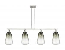 Innovations Lighting 716-4I-SN-G480-6SL - Brookhaven Almond - 4 Light - 48 inch - Brushed Satin Nickel - Cord hung - Island Light