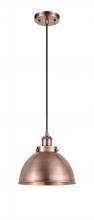 Innovations Lighting 916-1P-AC-MFD-10-AC - Ballston Urban - 1 Light - 10 inch - Antique Copper - Cord hung - Mini Pendant