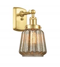 Innovations Lighting 916-1W-SG-G146 - Chatham - 1 Light - 6 inch - Satin Gold - Sconce