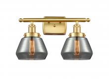 Innovations Lighting 916-2W-SG-G173 - Fulton - 2 Light - 16 inch - Satin Gold - Bath Vanity Light